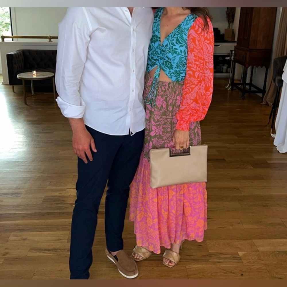 Farm Rio Colorblock Printed Maxi Dress - Picture 5 of 15